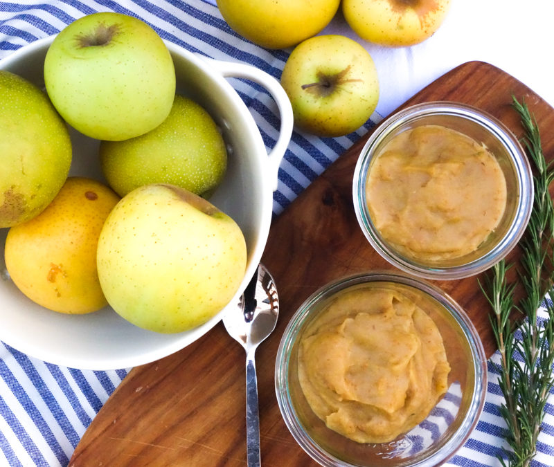Rosemary and Olive Oil Apple Butter