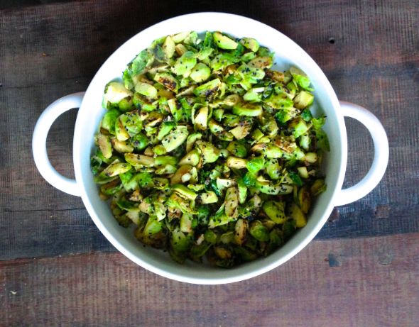 Sesame Brussel Sprouts